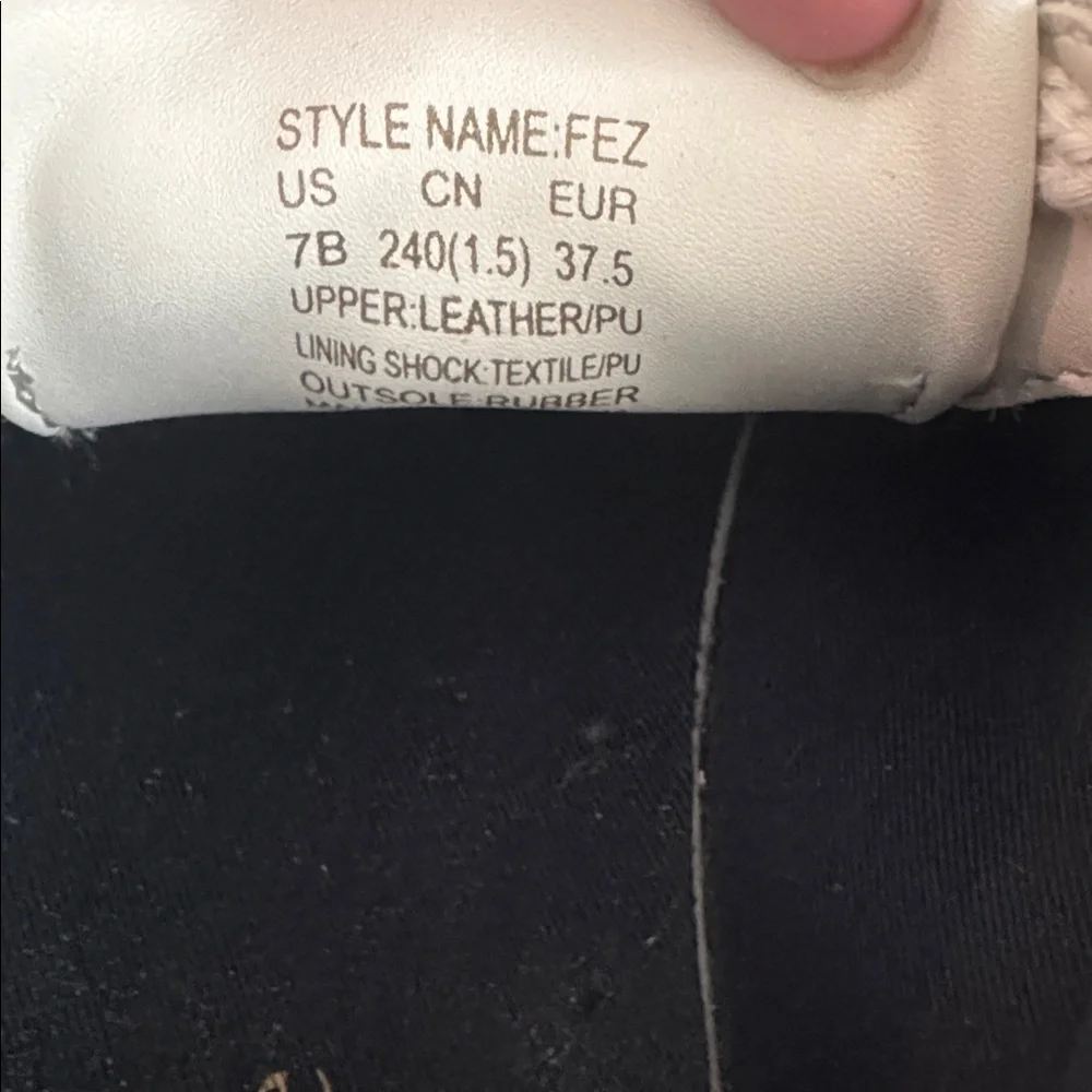 Kate Spade Fez White Leather Sneakers Navy Spade Logo Women’s 7